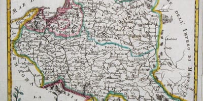 Мапата на стариот Литванија 